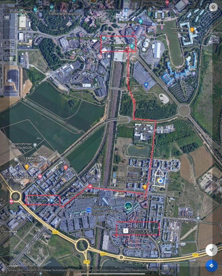Lifestyle Disneyland Paris 8 Pax Serris Buitenkant foto